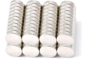 Magenesis 100 piezas Imanes de neodimio 10x2 mm extremadamente potentes, fuerza de sujeción aprox. 2 kg
