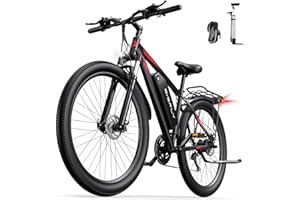 BIGFLY C29 Ultra Vélo Électrique pour Adultes 29 Pouces, Batterie 48V 15Ah Jusqu'à 80 km d'Autonomie 21 Vitesse Ebike, VTT Électrique Homme Fourche Suspendue Verrouillable & Freins Hydrauliques