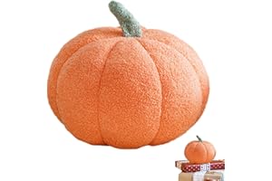 Voiakiu Zucca ripiena di Halloween, Peluche di Zucca soffice, Cuscino Decorativo a Forma di Zucca 3D Cuscino Morbido e Carino, per Decorazioni per la casa Bomboniere per Feste di Halloween