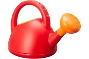 Hape Watering Can Sand & Beach Toy – Red | Easy-to-Tote Gardening Tool for Kids | Durable, Non-Toxic Toy for Outdoor and Beach Play | Ages 2+