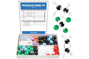 Swpeet 307 st molekylär modell kit för organisk och kemi - Kemi molekylär modell student och lärare uppsättning - 126 atomer