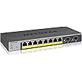NETGEAR GS110TP 8-Port Gigabit PoE Smart Managed Pro Switch, 8-Port 53 W Power-Over-Ethernet, ProSAFE Lifetime Protection