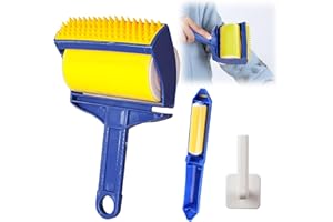 DGUSO Stick It Roller, Stick It Pet Hair Remover, Gel Silicone Stick It Lint Roller, Handheld Stick it Lint Roller Pet Hair Remover, Épilateur à Main Stick it Lint Roller for Animaux