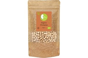 Organic Chickpeas - Certified Organic - by Busy Beans Organic (1kg)