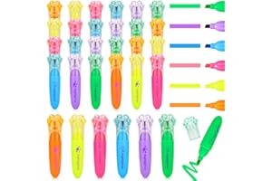 OPPZZIT 30 Pezzi Mini Evidenziatori Gadget Compleanno Bambini, Mini Evidenziatore Regalo Fine Festa a Forma di Zampa di Gatto, Regalini Fine Festa Compleanno Bmabini