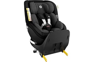 Maxi-Cosi Mica Pro Eco i-Size, Silla de coche isofix giratoria 360º, de 0-4 años, 40-105 cm, ClimaFlow, Protección frente a impactos laterales G-CELL, tejidos 100% reciclados, Authentic Black
