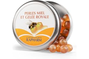 LABORATOIRES ILAPHARM - Perles Miel et Gelée Royale - Douceurs pour la gorge -50 g