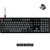 Keychron V6 8K Wired Mechanical Keyboard, ISO-ES Layout, 8000Hz Polling Rate, OSA PBT Keys, Brown Switch, Hot Swappable, Full