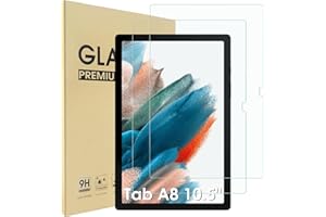 Hianjoo 2 Pièces Verre Trempé Compatible pour Samsung Galaxy Tab A8 2021/2022 SM-X200 X205 X207/Compatible pour Blackview Tab 15 PRO 10.5", Protecteur écran[9H Super Hardness Premium] [Anti-Shatter]