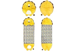 JORXG Saco de Dormir Infantil Almohada Peluche Convertible 2 en 1, Saco de Dormir Niño Dibujo Animado Suave y Divertida para niño