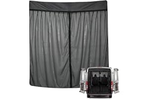 TIVEKEO Mosquitera de Coche Reemplazo para Ford Transit Custom 2012-2025 High Roof H2, Mosquitera para Puerta Trasera de Coche, Mosquitera Magnética de Una Sola Capa para Acampar