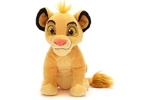 Disney Store Officiel Mini Sac de Haricots Simba de Le Roi Lion, 18 cm, Peluche Douce pour Enfants, Adaptée dès la Naissance