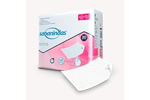 INDASEC Empapador Sabanindas Extra 60X90 - Pack de 1 Unidad - 20 Unidades
