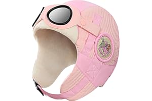 AYPOW Cappello in Pile Termico Invernale Bambini 6-10 con Occhiali Staccabili, Outdoor Antivento Impermeabile Caldo Berretto da Aviatore Trapper Cappelli Cuffie Bomber con Paraorecchie Ragazzi Ragazze