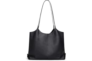 Cnoles Damen Shopper Leder Tote Bag Handtasche Groß Damen Schultertasche für Büro Schule Einkauf