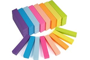 NOTEZMATE Small Sticky Notes 75 x 16mm,8 Bright Color Index Tab Post Self Adhesive Flags, 2400Pcs Mini Self-Stick Notes, 24 Pack Sticky Notes Markers for Little Reminders in Offices,Schools,Households