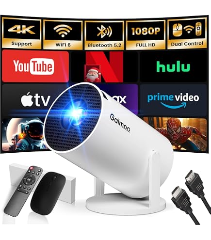 Écran De Projection OWill 100 Pouces - 4K HD 16:9 Pliable, Double Face Anti-Plis - Pour Intérieur Et Extérieur