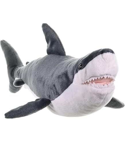 Peluche Squalo HAMMERMILL – Animale Di Peluche Imbottito Per Bambini – Giocattolo A Forma Di Cane? - Foto 3
