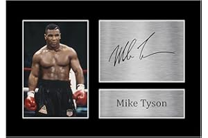 HWC Trading Mike Tyson A4 Ungerahmt Signiert Gedruckt Autogramme Bild Druck-Fotoanzeige Geschenk Für Boxfans