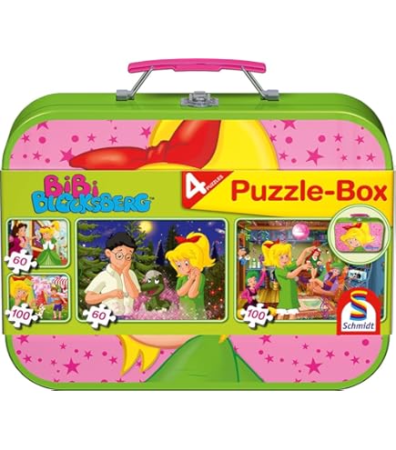 Schmidt Spiele Puzzle Per Bambini - Bibi Blocksberg: C'è Movimento Nella Casa Blocksberg!, 100 Pezzi, Da 6 Anni