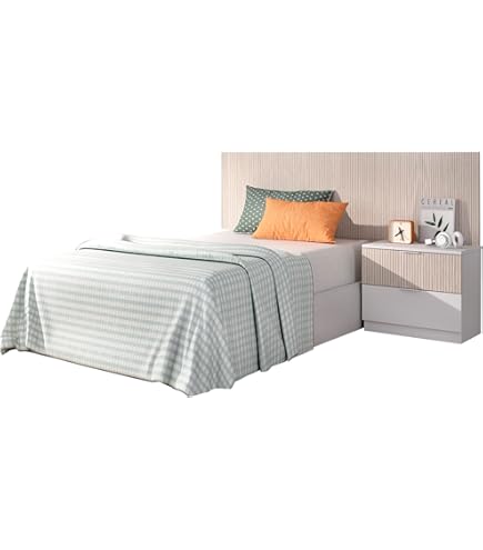 Cabecero De Pared Decorativo HOMEchicMOOD - Madera Impresa, Múltiples Tamaños Para Dormitorio O Salón