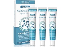 TESEU Antifungal Cream - Soothes Itching & Burning, Targets Fungal Irritations: Jock Itch, Ringworm, Athlete's Foot - Fast Relief Formula for Body & Face -3 Packs