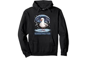 MOIN! – SCHIETWETTER DESIGN Schietwetter Waterkant – Möwe Norden Küste Strand Meer Pullover Hoodie