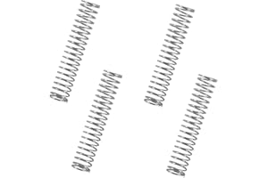 GUNGY Muelles de Compresion de Acero Inoxidable Resorte de Compresión 80mm Diámetro Alambre 1,2mm Diámetro Exterior 16mm Fuerza del Resorte 1,44kg 4 Piezas