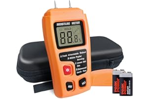 Dienmern Humidimètre pour bois - Humidimètre pour bois - Pour bois de chauffage, bois de chauffage, bois de chauffage - Jaune