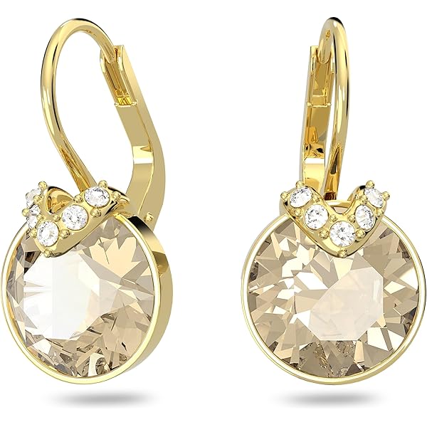 Orecchini A Clip Guess A Fiore Rosa: Gioielli Dorati Con Pietre In Vetro, Senza Foratura, Accessorio Elegante E Femminile - 4