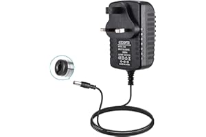 MEETTIKEY 12V 2A DC Power Adapter, Transformer AC 100-240V 50/60Hz to DC 12V 2A Driver Converter Adapter, UK plug, Wall Charger, Center Positive, for Led Strips Lights, LCD, Router, Security Camera etc