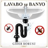 Koku Haşere &ouml;nleyici banyo lavabo gider Borusu, kolay kurulum, genişletilebilir banyo ve lavaboları i&ccedil;in lavabo uzatma borusu