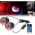 Demon Eye Headlights, Dynamic Devil Evil Eye Car Headlights, Led Dynamic Devil Eyes Lights 12v Car Wifi Control Headlight, Usb Devil Eye Demon Evil Eyes Headlight, Eye Lights For Car (Upgraded*2PC)