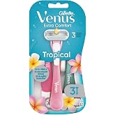 Gillette Venus Extra Comfort Tropical Kullan At Tıraş Bı&ccedil;ağı, 3&lsquo;li Paket