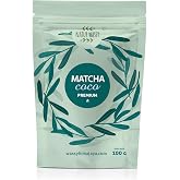 Matcha Tea COCO, PREMIUM Grade, Powder. 100% Natural. 100g Green Tea Matcha Coconut Flavor, Powerful Detox and Antioxidant. P