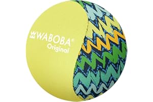Waboba Water Bouncing Ball – Original Skip Ball for Ocean, Lake & Pool High-Performance Water Toy for Endless Summer Fun – Durable, Soft Gel Core for Easy Skipping – Perfect for Kids & Adults - Zigzag