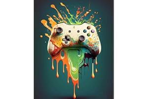 Walarky Malen nach Zahlen für Erwachsene,Videospiel-Thema,DIY-Ölgemälde-Kits auf Leinwand mit Pinseln, Acrylpigmenten, Aquarell-Gaming-Thema, Bild für Zuhause, Wanddekoration, 40,6x50,8 cm(rahmenlos)