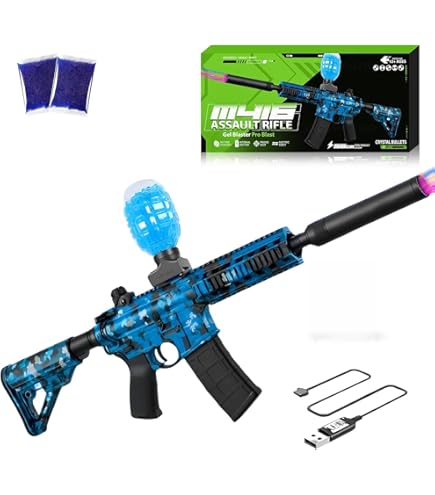 XSHOT Hyper Gel Stinger, un PrimeBlaster Manuel Avec 1 000 billes et un chargeur d'une capacité de 200 billes. Lunettes de Protection incluses. À Partir de 14 ANS, par ZURU