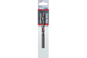 Bosch Accessories 2608585846 Foret à métaux rectifié HSS-Co standard DIN 338, Gris/Or, Ø 10 mm
