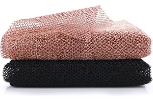 WLLHYF 2 Stück Afrikanisches Peelingnetz Nylon Rückenschrubber Dusche Waschlappen Körperreinigung Spa Massage Badetuch Tiefenreinigung Afrikanischer Netzschwamm für Frauen Männer (Schwarzer Kaffee)