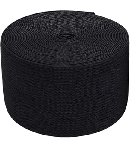 Elastico Per Cucire Bianco – Rotolo Da 3 Metri – Larghezze 40-100 Mm – Forte E Resistente