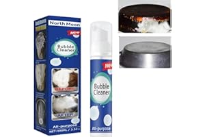 KANGXIN Bubble Cleaner Foam Spray,All Purpose Kitchen Bubble Cleaner,Kitchen Cleaner Spray,Foam Drain Cleaner,Super Kitchen Degreaser,Multipurpose Rinse-Free Cleaning Spray for Kitchen,Oven,Stove,Drain