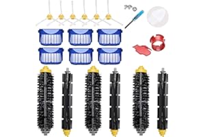 LOVECO Kit de recambios Roomba Series 600 694 696 690 680 665 651 650 615 605 & Series 500 595 585 564 552, Accesorios (Filtros, Cepillos Lateral, etc..) para iRobot Roomba