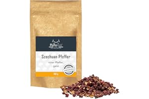 ‎PFEFFERDIEB Original roter Szechuan Pfeffer, Szechuanpfeffer ganz, handgepflückt 100g - Pfefferdieb®