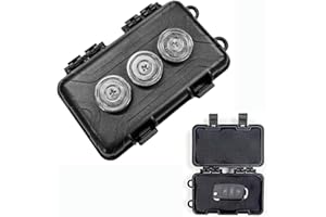 BSDYCL Magnetic Key Box for Under Car Hide a Key Outside Hidden Safe Stash Box with 3 Strong Neodymium Magnets Durable Hard Shell Design Perfect for Outdoor Storage of Small Items
