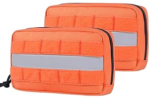 OneTigris Sac de selle pour chien d'assistance - Sac à dos - Soutien émotionnel - Pour le dressage - Sac de selle de qualité pour chiens tactiques (orange)