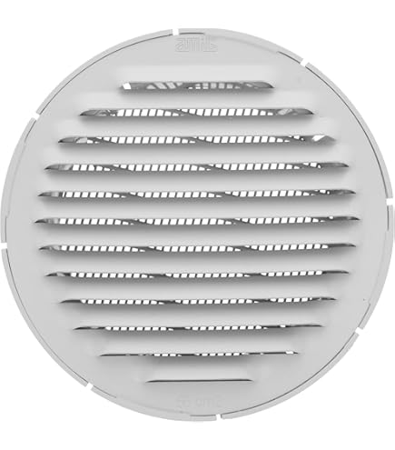 Griglia Di Ventilazione VMC, Bocchetta Di Ventilazione Da 75 Mm Con Griglia Protettiva Abs O75 Mm 85439980