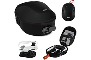 RCSTYLE Hibloks Étui de transport pour Quest 3 avec port de charge magnétique de 40 W, compatible avec les accessoires Meta Quest 3, étui de voyage rigide, casque VR tout-en-un et manette, sac à dos