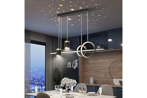 ‎RRBEST RRBEST Moderne LED Pendelleuchte Esstisches,Dimmbar Wohnzimmer Hängelampe,Verstellbar Esszimmer Lampe Hängend für Esszimmer Kücheninsel Wohnzimmer