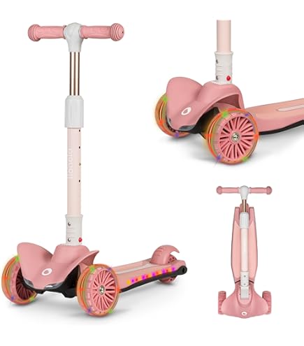 LIONELO Mey Kinderstep LED verlichting in wielen & voetplateau